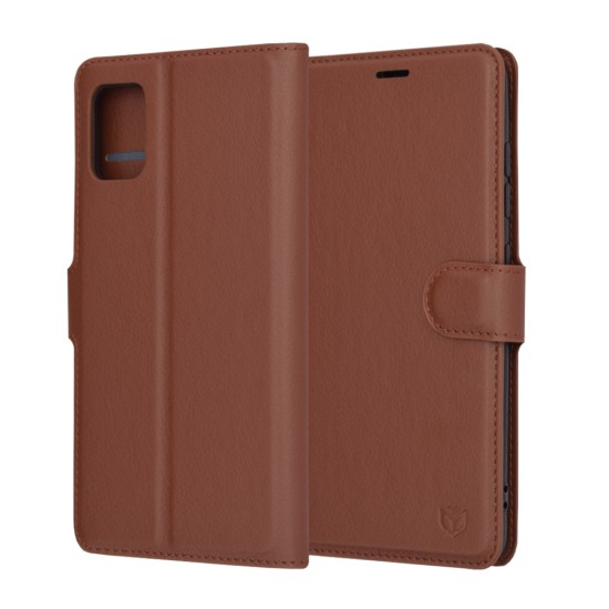 Husa pentru Samsung Galaxy A51 4G - Techsuit Leather Folio - Brown