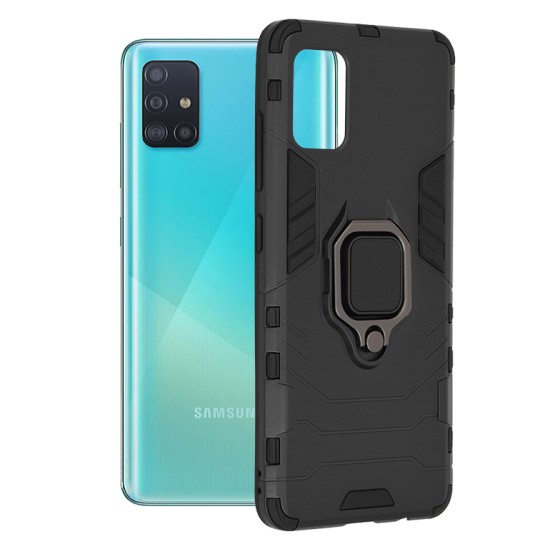 Husa pentru Samsung Galaxy A51 4G - Techsuit Silicone Shield - Black