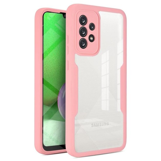 Husa pentru Samsung Galaxy A52 4G / A52 5G / A52s 5G + Folie - Techsuit ColorVerse 360 Series - Pink