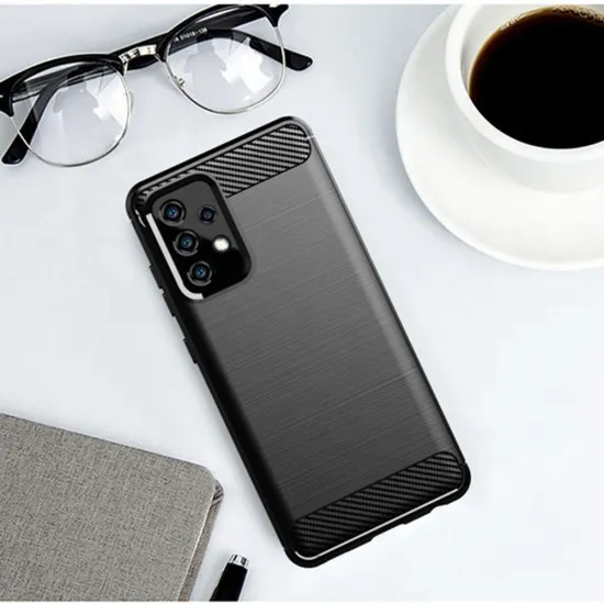 Husa pentru Samsung Galaxy A52 4G / A52 5G / A52s 5G - Techsuit Carbon Silicone - Black Husa pentru Samsung Galaxy A52 4G / A52 5G / A52s 5G - Techsuit Carbon Silicone - Black