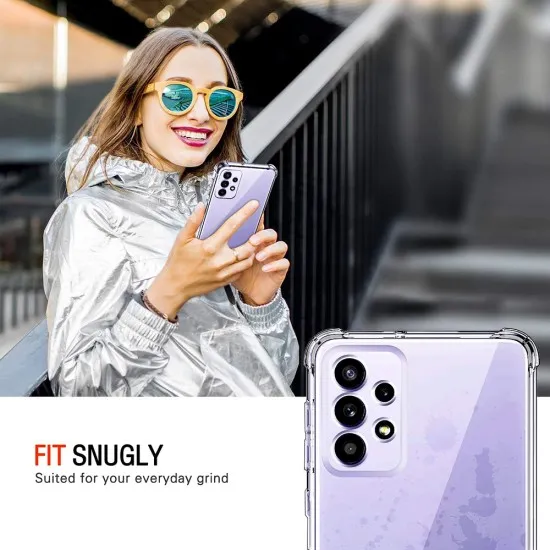 Husa pentru Samsung Galaxy A52 4G / A52 5G / A52s 5G - Techsuit Shockproof Clear Silicone - Clear Husa pentru Samsung Galaxy A52 4G / A52 5G / A52s 5G - Techsuit Shockproof Clear Silicone - Clear
