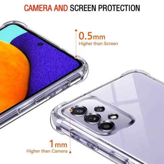 Husa pentru Samsung Galaxy A52 4G / A52 5G / A52s 5G - Techsuit Shockproof Clear Silicone - Clear Husa pentru Samsung Galaxy A52 4G / A52 5G / A52s 5G - Techsuit Shockproof Clear Silicone - Clear