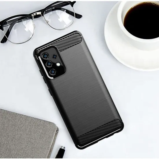Husa pentru Samsung Galaxy A53 5G - Techsuit Carbon Silicone - Black Husa pentru Samsung Galaxy A53 5G - Techsuit Carbon Silicone - Black