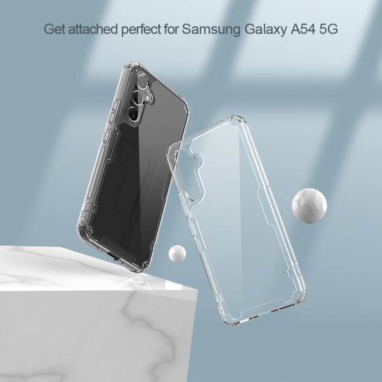 Husa pentru Samsung Galaxy A54 - Nillkin Nature TPU PRO Case - Transparent