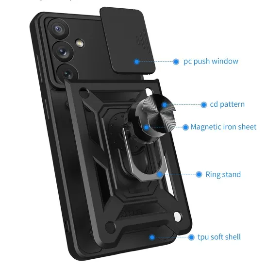 Husa pentru Samsung Galaxy A54 - Techsuit CamShield Series - Green Husa pentru Samsung Galaxy A54 - Techsuit CamShield Series - Green