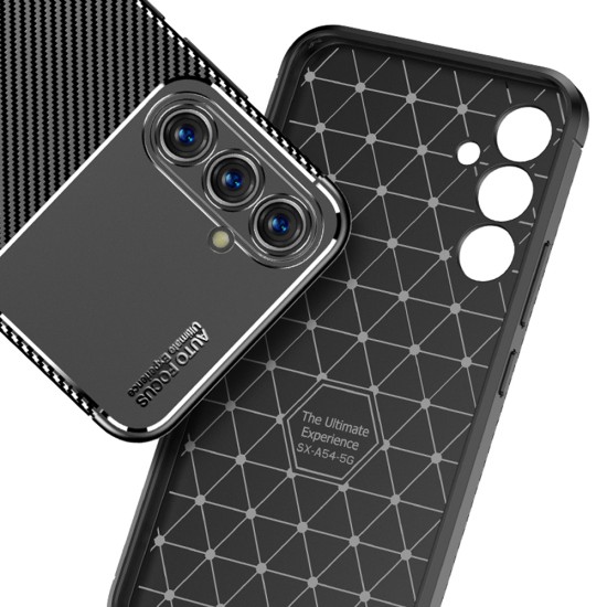 Husa pentru Samsung Galaxy A54 - Techsuit CarbonFiber - Black