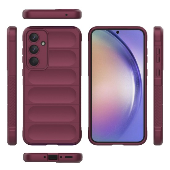 Husa pentru Samsung Galaxy A54 - Techsuit Magic Shield - Bordeaux