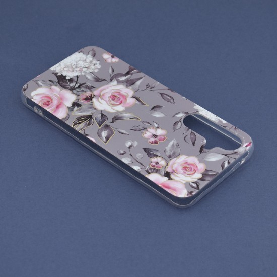 Husa pentru Samsung Galaxy A54 - Techsuit Marble Series - Bloom of Ruth Gray