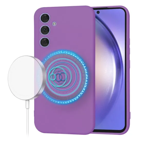 Husa pentru Samsung Galaxy A54 - Techsuit SoftFlex MagSafe - Purple Husa pentru Samsung Galaxy A54 - Techsuit SoftFlex MagSafe - Purple