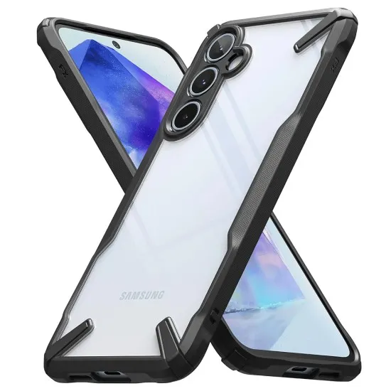 Husa pentru Samsung Galaxy A55 5G - Ringke Fusion X - Black Husa pentru Samsung Galaxy A55 5G - Ringke Fusion X - Black