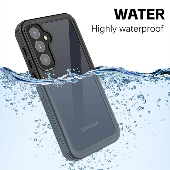 Husa pentru Samsung Galaxy A55 5G - ShellBox Waterproof IP68 Case - Black