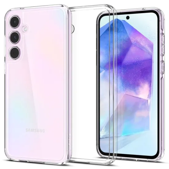 Husa pentru Samsung Galaxy A55 5G - Spigen Ultra Hybrid - Clear Husa pentru Samsung Galaxy A55 5G - Spigen Ultra Hybrid - Clear