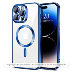 Husa pentru Samsung Galaxy A55 5G - Techsuit Luxury Crystal MagSafe - Deep Blue Husa pentru Samsung Galaxy A55 5G - Techsuit Luxury Crystal MagSafe - Deep Blue