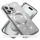 Husa pentru Samsung Galaxy A55 5G - Techsuit Luxury Glitter MagSafe - Silver