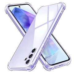 Husa pentru Samsung Galaxy A55 5G - Techsuit Shockproof Clear Silicone - Clear Husa pentru Samsung Galaxy A55 5G - Techsuit Shockproof Clear Silicone - Clear