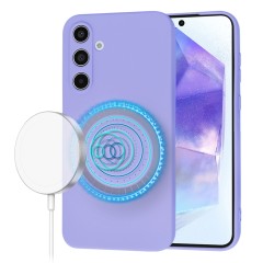 Husa pentru Samsung Galaxy A55 5G - Techsuit SoftFlex MagSafe - Light Purple Husa pentru Samsung Galaxy A55 5G - Techsuit SoftFlex MagSafe - Light Purple