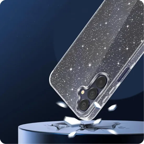 Husa pentru Samsung Galaxy A55 5G - Techsuit SparkleSkin Series - Clear Husa pentru Samsung Galaxy A55 5G - Techsuit SparkleSkin Series - Clear