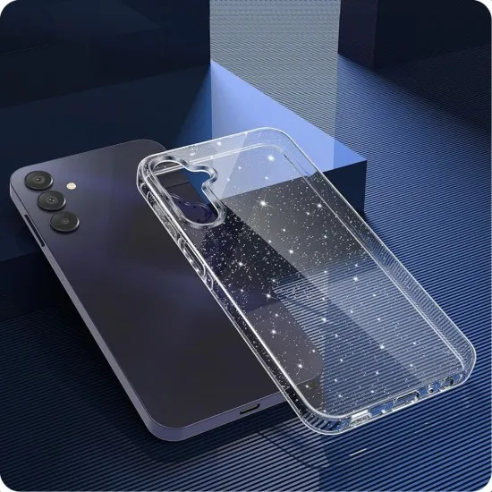 Husa pentru Samsung Galaxy A55 5G - Techsuit SparkleSkin Series - Clear Husa pentru Samsung Galaxy A55 5G - Techsuit SparkleSkin Series - Clear