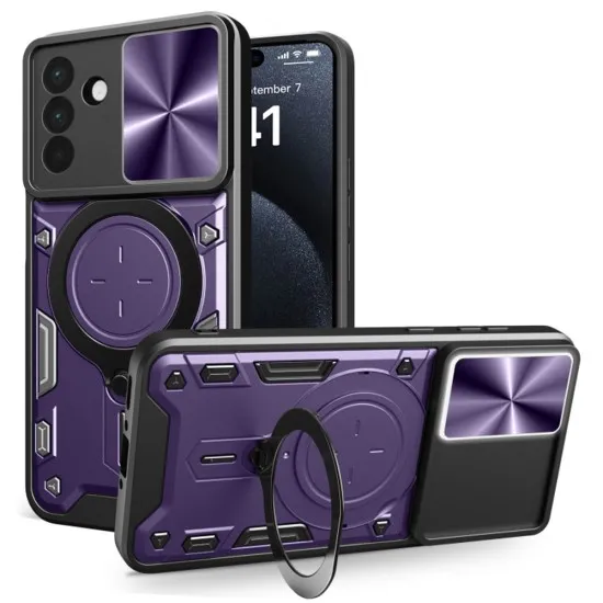 Husa pentru Samsung Galaxy A56 5G - Techsuit CamGuard Pro - Purple Husa pentru Samsung Galaxy A56 5G - Techsuit CamGuard Pro - Purple