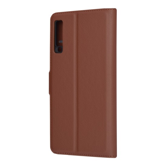 Husa pentru Samsung Galaxy A7 2018 - Techsuit Leather Folio - Brown