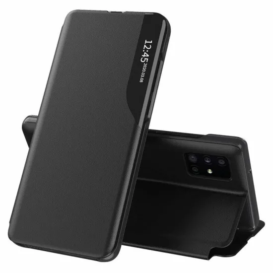 Husa pentru Samsung Galaxy A71 4G - Techsuit eFold Series - Black Husa pentru Samsung Galaxy A71 4G - Techsuit eFold Series - Black