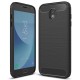 Husa pentru Samsung Galaxy J3 2017 J330, Galaxy J3 Pro 2017 - Techsuit Carbon Silicone - Black