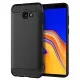 Husa pentru Samsung Galaxy J4 Plus - Techsuit Carbon Silicone - Black Husa pentru Samsung Galaxy J4 Plus - Techsuit Carbon Silicone - Black