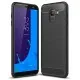 Husa pentru Samsung Galaxy J6 2018 - Techsuit Carbon Silicone - Black Husa pentru Samsung Galaxy J6 2018 - Techsuit Carbon Silicone - Black