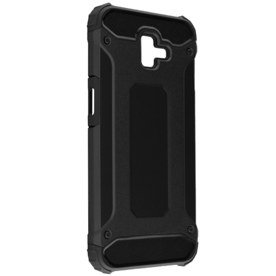 Husa pentru Samsung Galaxy J6 Plus - Techsuit Hybrid Armor - Black