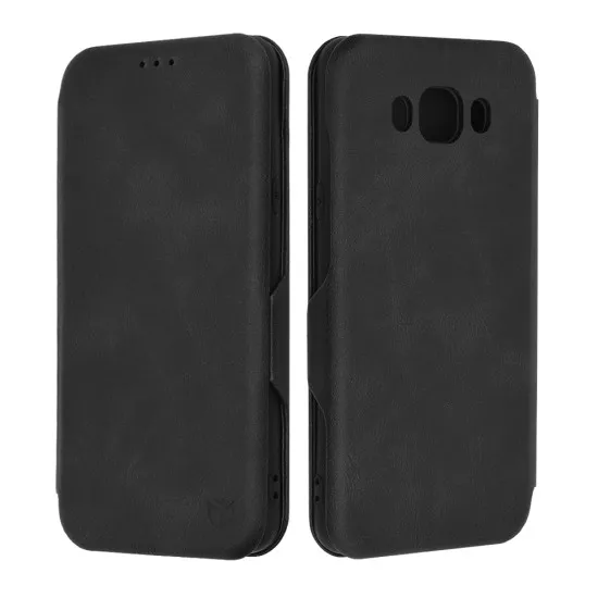 Husa pentru Samsung Galaxy J7 2017 Techsuit Safe Wallet Plus, Black Husa pentru Samsung Galaxy J7 2017 Techsuit Safe Wallet Plus, Black