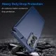 Husa pentru Samsung Galaxy M55 - Techsuit Carbon Silicone - Blue Husa pentru Samsung Galaxy M55 - Techsuit Carbon Silicone - Blue