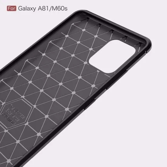 Husa pentru Samsung Galaxy Note 10 Lite - Techsuit Carbon Silicone - Black Husa pentru Samsung Galaxy Note 10 Lite - Techsuit Carbon Silicone - Black