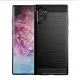 Husa pentru Samsung Galaxy Note 10 Plus 4G / Note 10 Plus 5G - Techsuit Carbon Silicone - Black