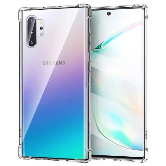 Husa pentru Samsung Galaxy Note 10 Plus 4G / Note 10 Plus 5G - Techsuit Shockproof Clear Silicone - Clear Husa pentru Samsung Galaxy Note 10 Plus 4G / Note 10 Plus 5G - Techsuit Shockproof Clear Silicone - Clear
