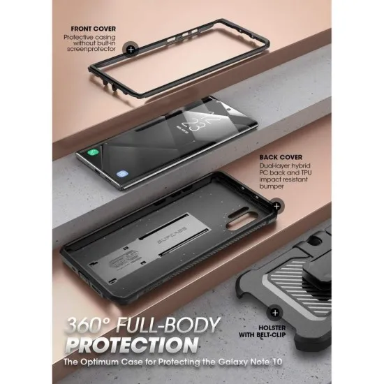 Husa pentru Samsung Galaxy Note 10 Plus / Note 10 Plus 5G - Supcase Unicorn Beetle Pro - Black Husa pentru Samsung Galaxy Note 10 Plus / Note 10 Plus 5G - Supcase Unicorn Beetle Pro - Black