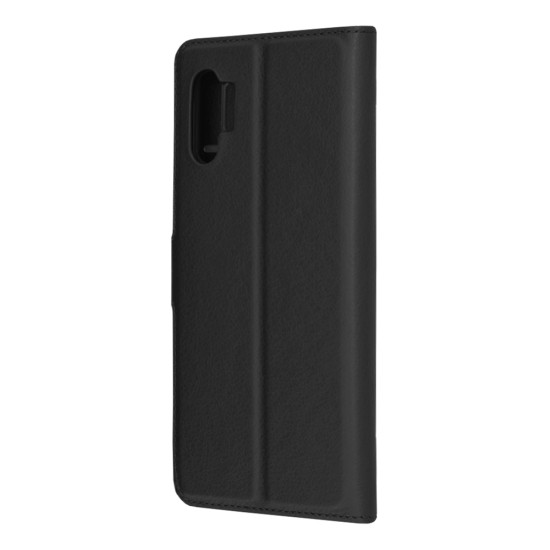 Husa pentru Samsung Galaxy Note 10 Plus / Note 10 Plus 5G - Techsuit Leather Folio - Black