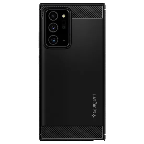 Husa pentru Samsung Galaxy Note 20 Ultra / Note 20 Ultra 5G - Spigen Rugged Armor - Black Husa pentru Samsung Galaxy Note 20 Ultra / Note 20 Ultra 5G - Spigen Rugged Armor - Black