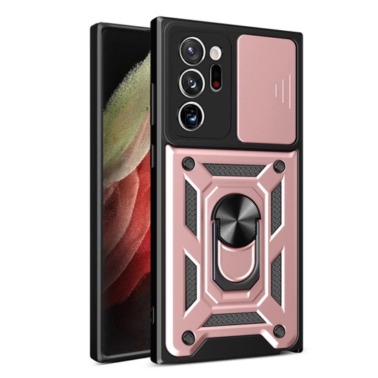 Husa pentru Samsung Galaxy Note 20 Ultra / Note 20 Ultra 5G - Techsuit CamShield Series - Rose Gold