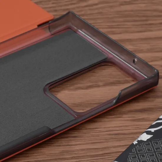 Husa pentru Samsung Galaxy Note 20 Ultra / Note 20 Ultra 5G - Techsuit eFold Series - Orange Husa pentru Samsung Galaxy Note 20 Ultra / Note 20 Ultra 5G - Techsuit eFold Series - Orange