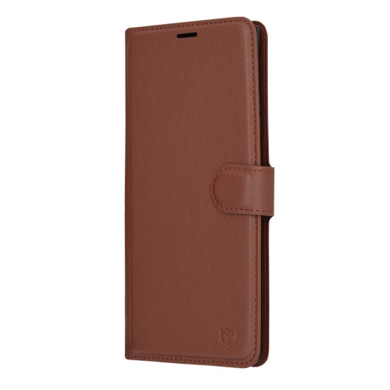 Husa pentru Samsung Galaxy Note 20 Ultra / Note 20 Ultra 5G - Techsuit Leather Folio - Brown