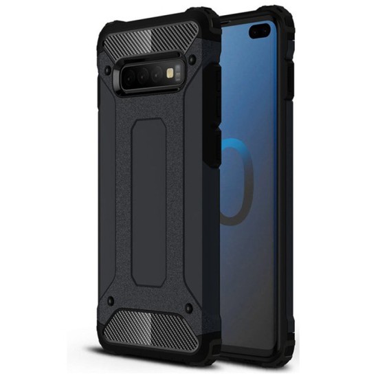 Husa pentru Samsung Galaxy S10 Plus - Techsuit Hybrid Armor - Black