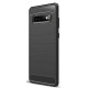 Husa pentru Samsung Galaxy S10 - Techsuit Carbon Silicone - Black