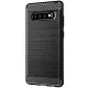 Husa pentru Samsung Galaxy S10 - Techsuit Carbon Silicone - Black Husa pentru Samsung Galaxy S10 - Techsuit Carbon Silicone - Black