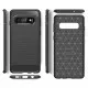 Husa pentru Samsung Galaxy S10 - Techsuit Carbon Silicone - Black Husa pentru Samsung Galaxy S10 - Techsuit Carbon Silicone - Black