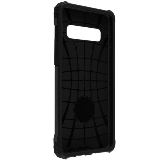 Husa pentru Samsung Galaxy S10 - Techsuit Hybrid Armor - Black