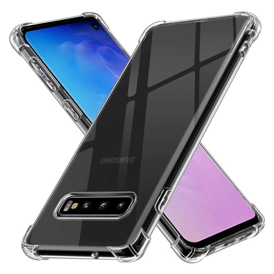 Husa pentru Samsung Galaxy S10 - Techsuit Shockproof Clear Silicone - Clear