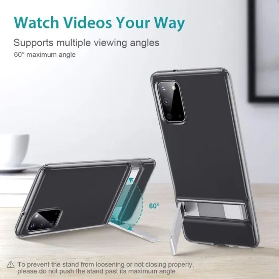Husa pentru Samsung Galaxy S20 4G / S20 5G - ESR Air Shield Boost Kickstand - Clear Husa pentru Samsung Galaxy S20 4G / S20 5G - ESR Air Shield Boost Kickstand - Clear