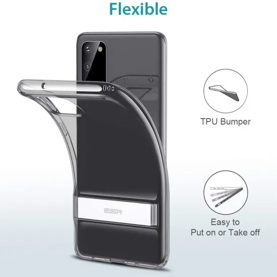 Husa pentru Samsung Galaxy S20 4G / S20 5G - ESR Air Shield Boost Kickstand - Clear Husa pentru Samsung Galaxy S20 4G / S20 5G - ESR Air Shield Boost Kickstand - Clear