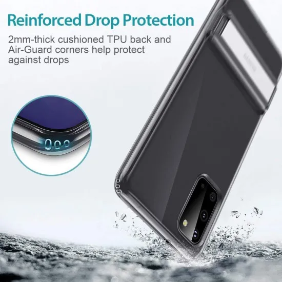 Husa pentru Samsung Galaxy S20 4G / S20 5G - ESR Air Shield Boost Kickstand - Clear Husa pentru Samsung Galaxy S20 4G / S20 5G - ESR Air Shield Boost Kickstand - Clear