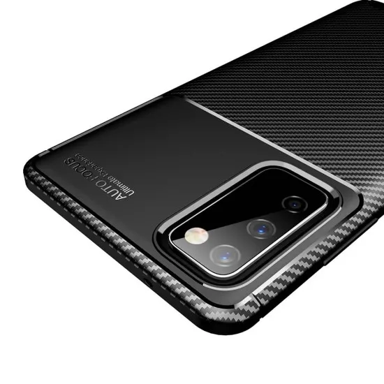 Husa pentru Samsung Galaxy S20 FE / S20 FE 5G - Techsuit CarbonFiber - Black Husa pentru Samsung Galaxy S20 FE / S20 FE 5G - Techsuit CarbonFiber - Black